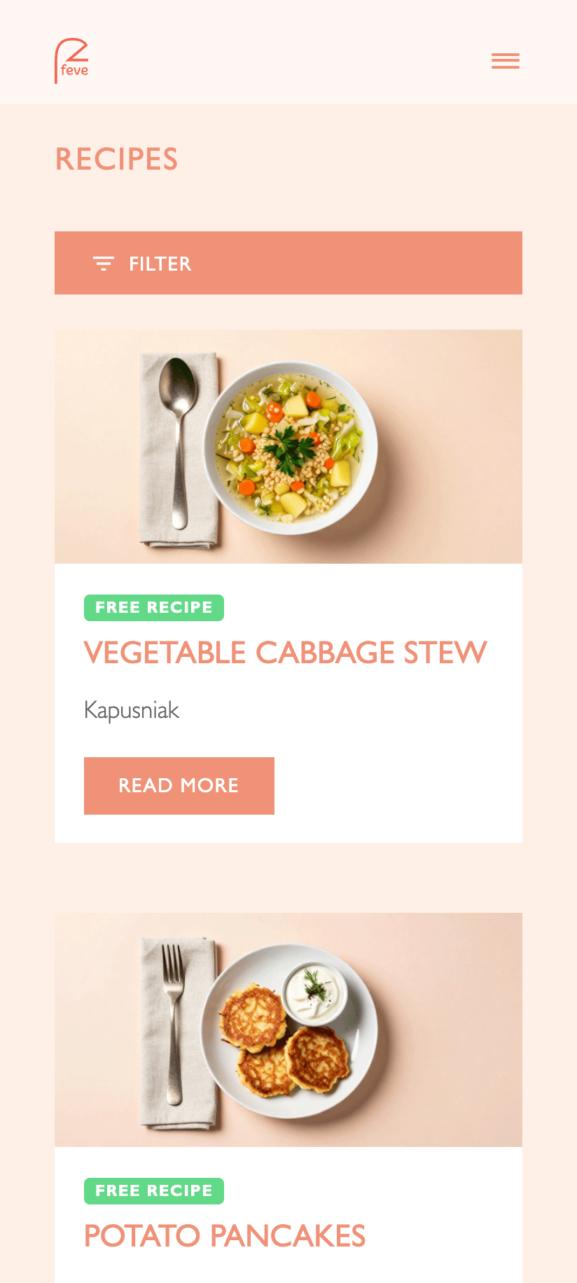 Nourish phase-synced recipe dashboard